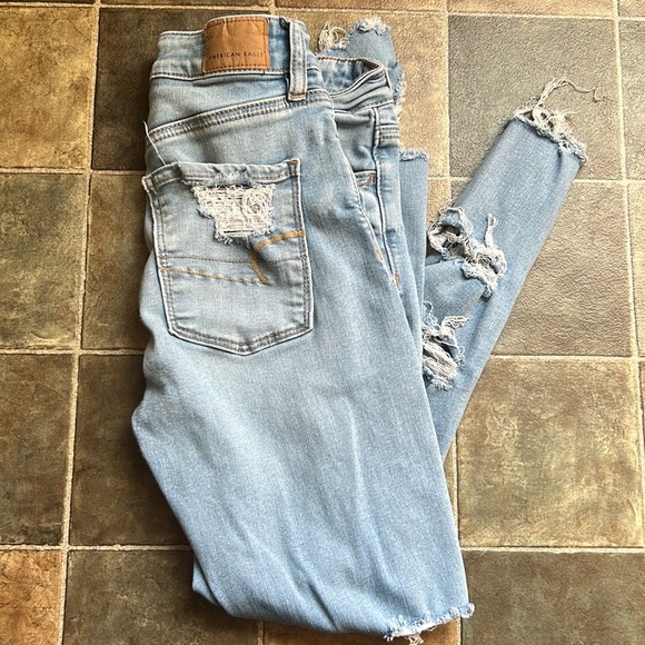American eagle high wasted jegging size 4 short - Picture 2 of 5